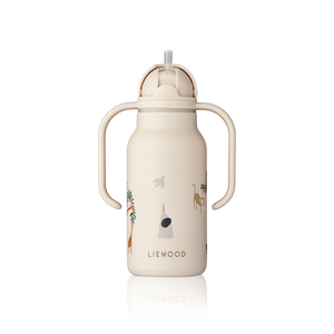 Liewood Thermo Trinkflasche mit Griff "Kimmie" All Together Sandy 250ml