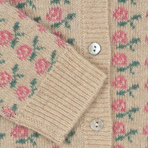 Konges Sløjd Strickjacke aus Merinowolle "Belou" Rose
