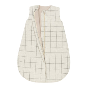 Nobodinoz Schlafsack "Lin Français" Charcoal Grid 6-18 Monate