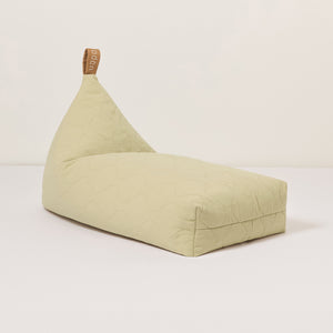 Nobodinoz Quilted Beanbag Green Tea