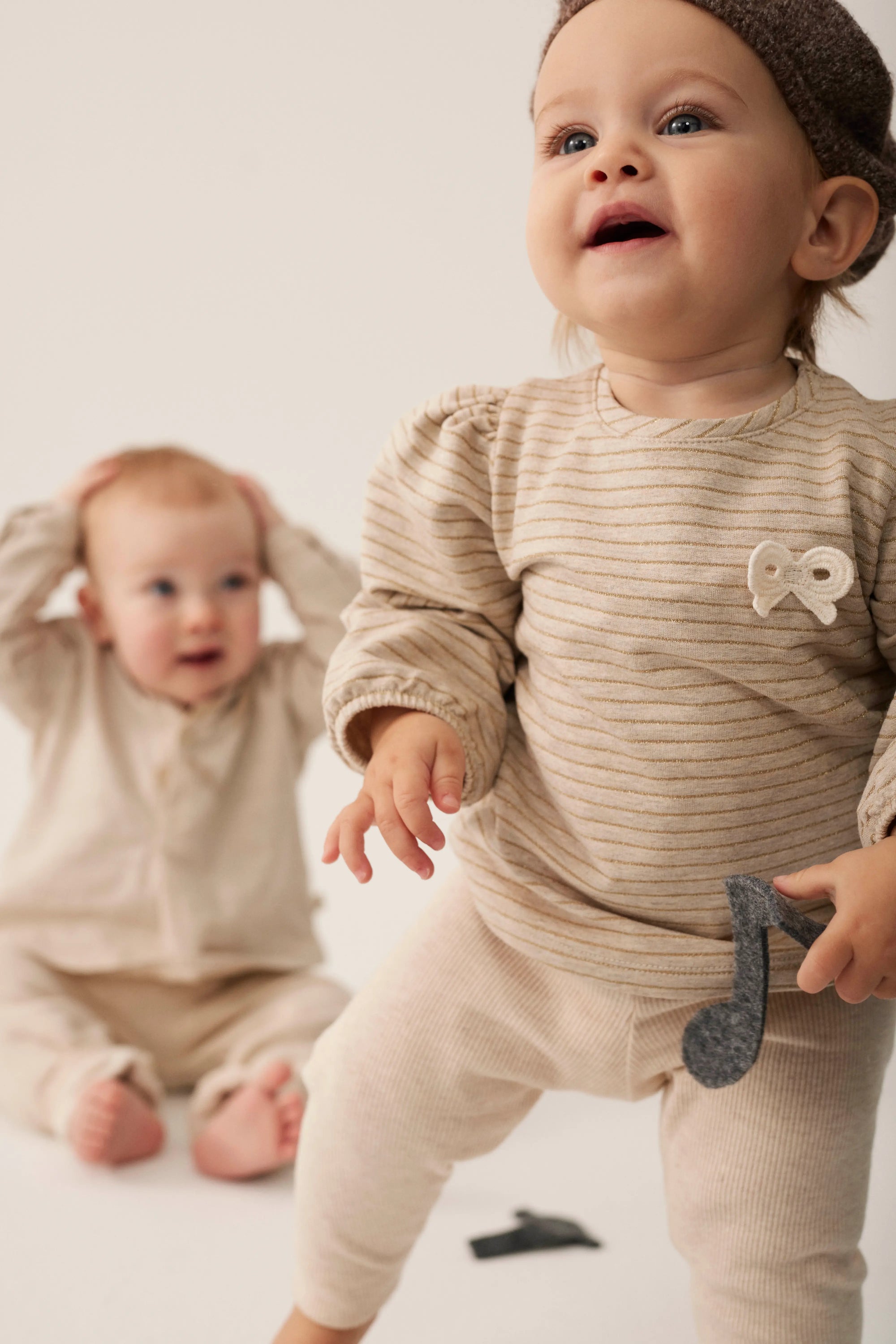 Cozmo Baby-Leggins | Stone