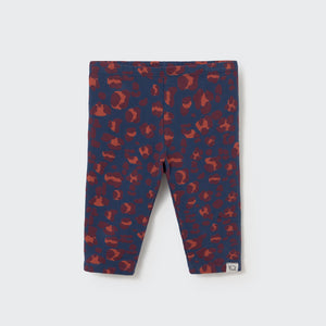 Cozmo Leggins Navy – Kinderbekleidung aus 94% Bio-Baumwolle, 6% Elasthan | lilya.ch