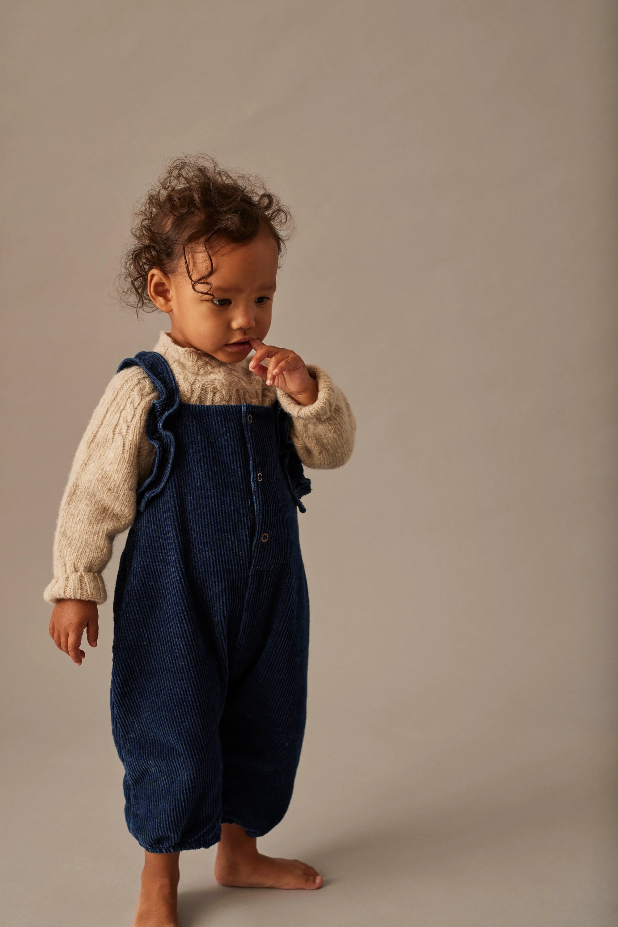 Cozmo Latzhose | Navy-Denim