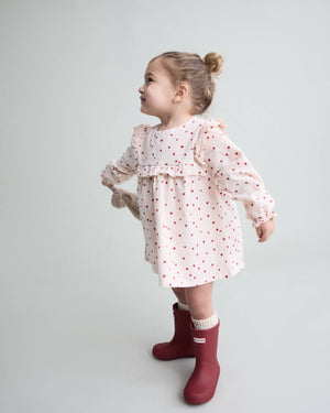 búho Kleid in Navy – Detailansicht 4