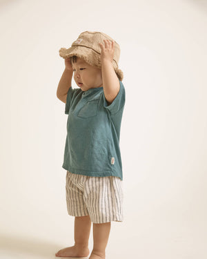 Búho Leinen Shorts "Stripes" | Only
