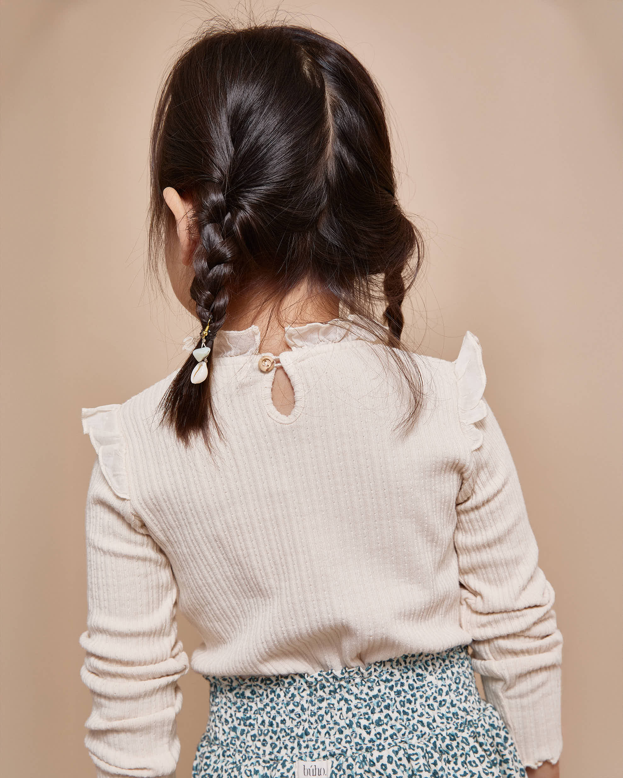 Búho Langarm-Shirt | Ivory