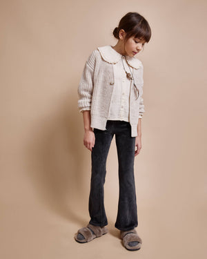Búho Bluse "Lurex" | Ivory