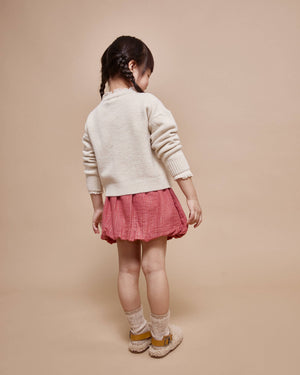Búho Cardigan "Lurex" | Natural