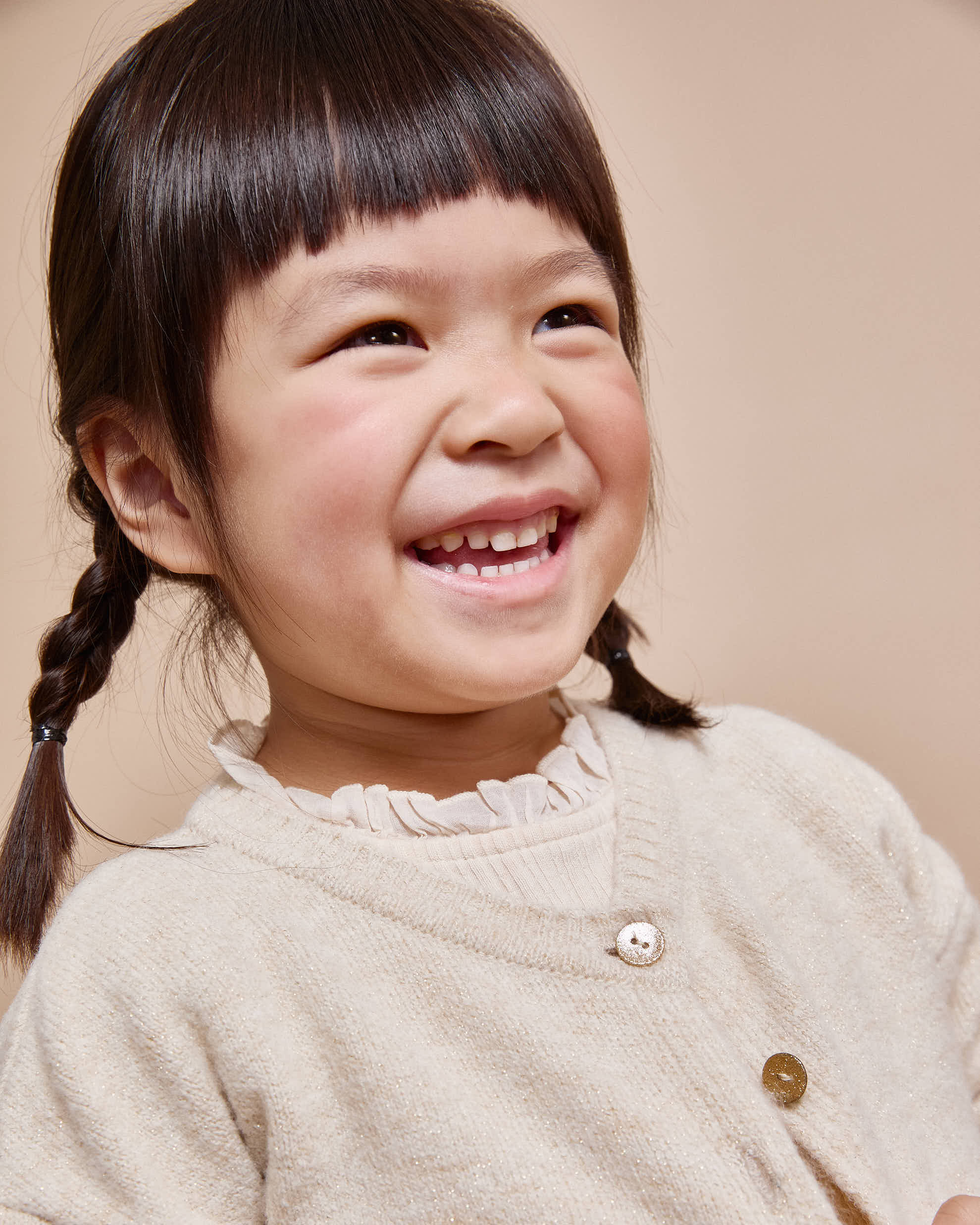 Búho Cardigan "Lurex" | Natural