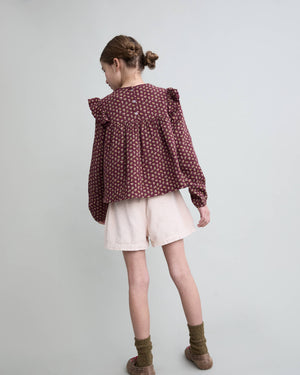 búho Bluse in Pomegranate – Detailansicht 3