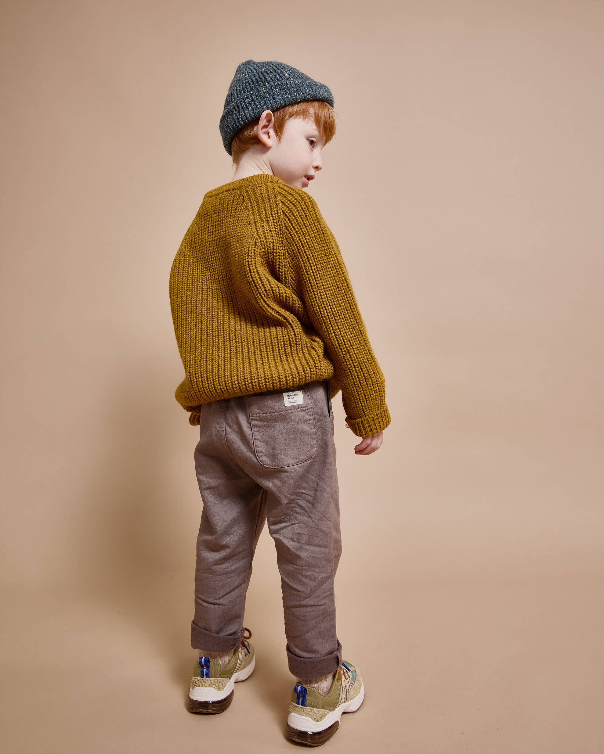 Búho "Comfy" Baumwoll-Hose | Kaki