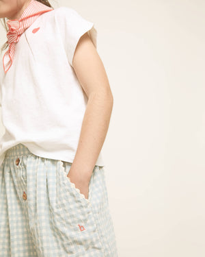 T-shirt Búho "Bisous" | Blanc