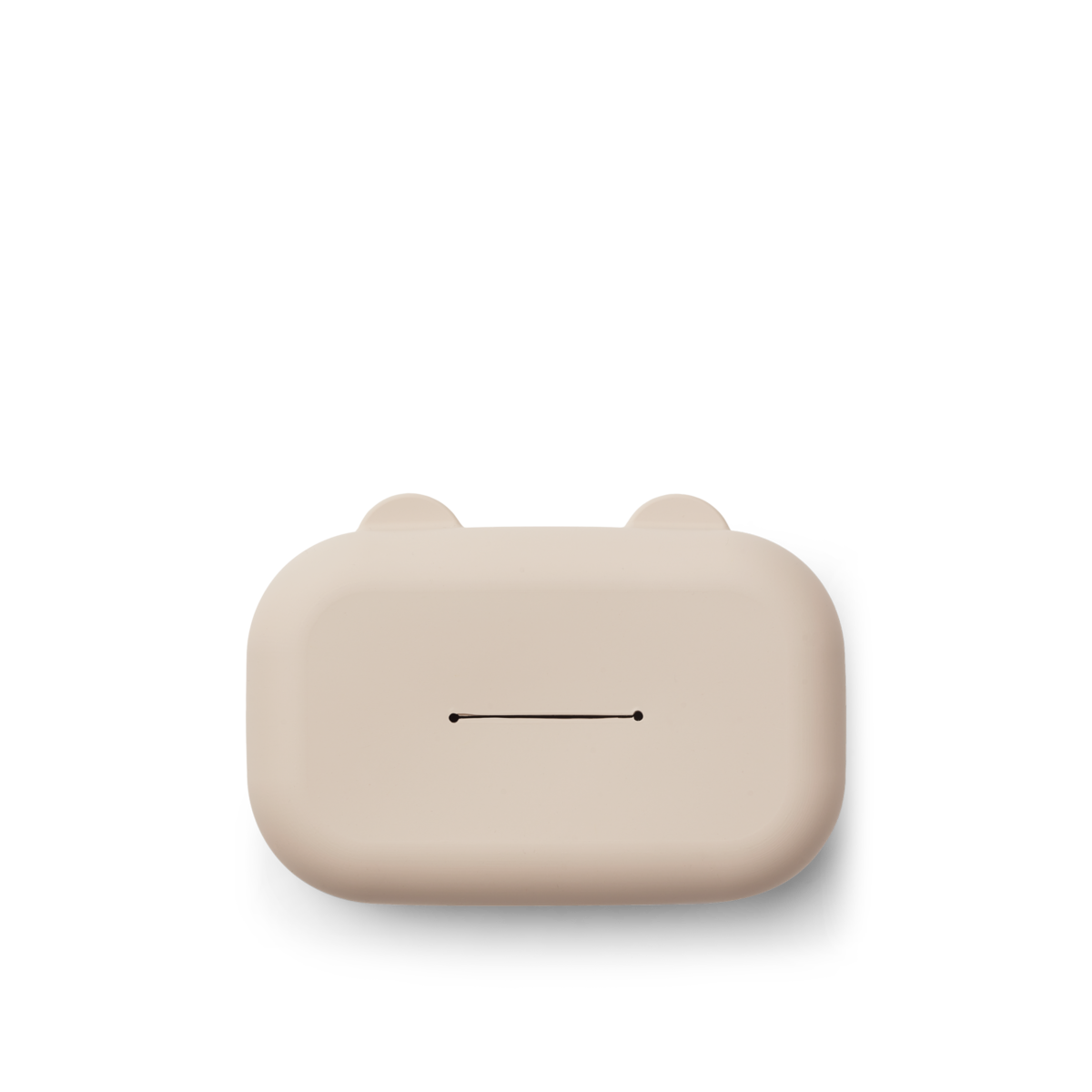 Liewood Feuchttücher-Cover "Emi" in Beige (Farbton Sandy) – wiederverwendbare Hülle aus Silikon für Feuchttücher, ideal für Wickeltisch oder unterwegs.