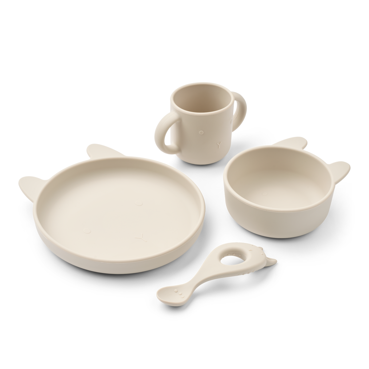Liewood Silikongeschirrset "Vivi" Rabbit | Sandy