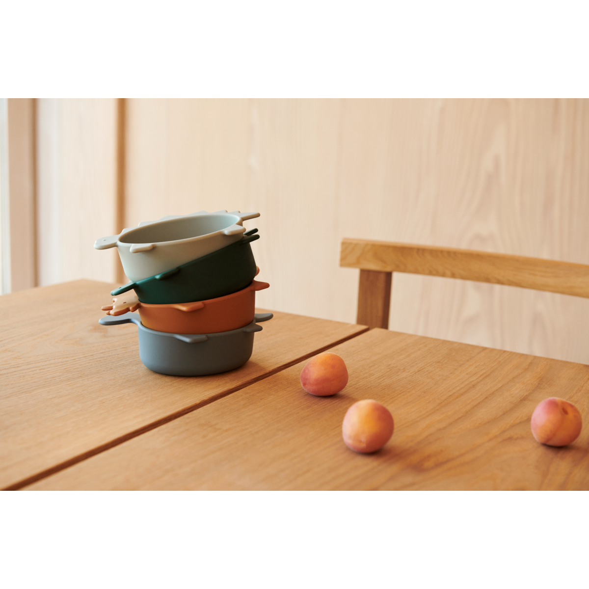 Liewood Kinderschüsseln "Iggy" Dino Blue Multi Mix