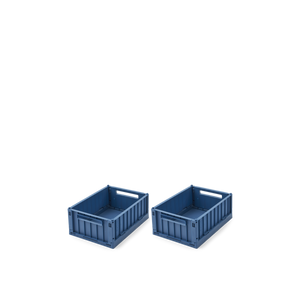Liewood Aufbewahrungsboxen S 2er Set "Weston" Indigo Blue