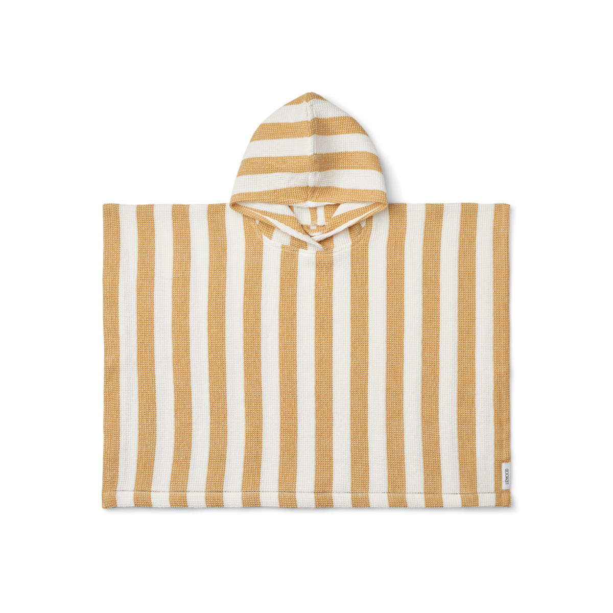 Liewood  Poncho "Paco" Stripes White / Yellow / Mellow