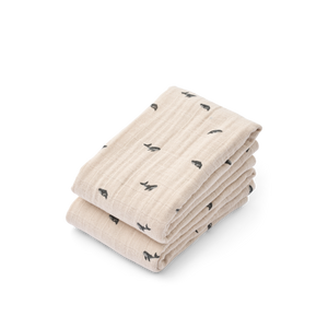 Liewood Muslin Cloths "Lewis" Mini Whale | Sandy