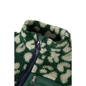 Veste polaire Liewood Adulte « Nelson » | Mega leo / Garden green