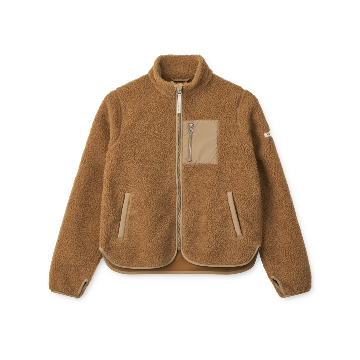 Liewood Jacke "Nelson Adult Pile" Golden Caramel | Oat Mix