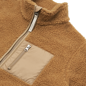 Liewood Jacke "Nelson Adult Pile" Golden Caramel | Oat Mix