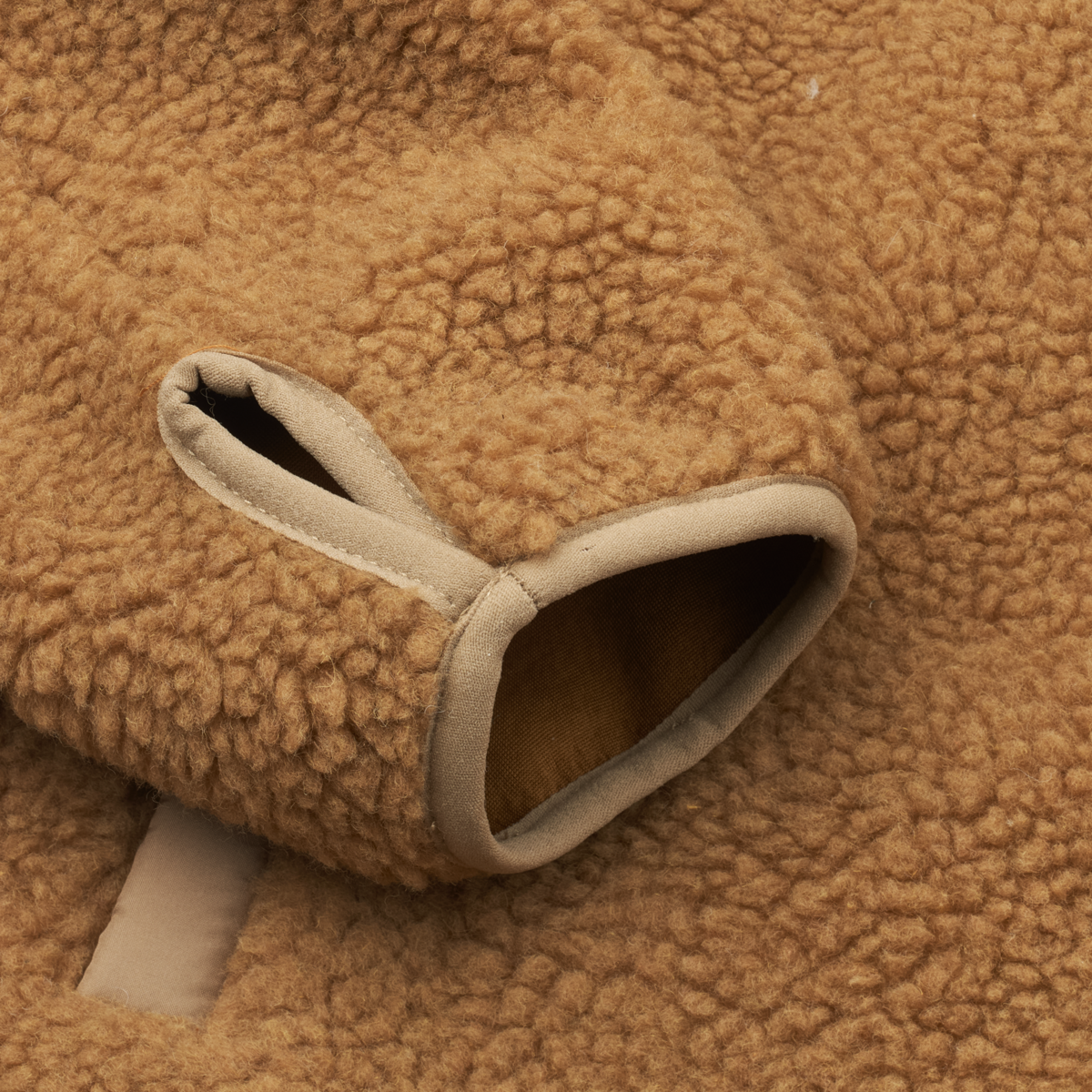 Liewood Jacke "Nelson Adult Pile" Golden Caramel | Oat Mix