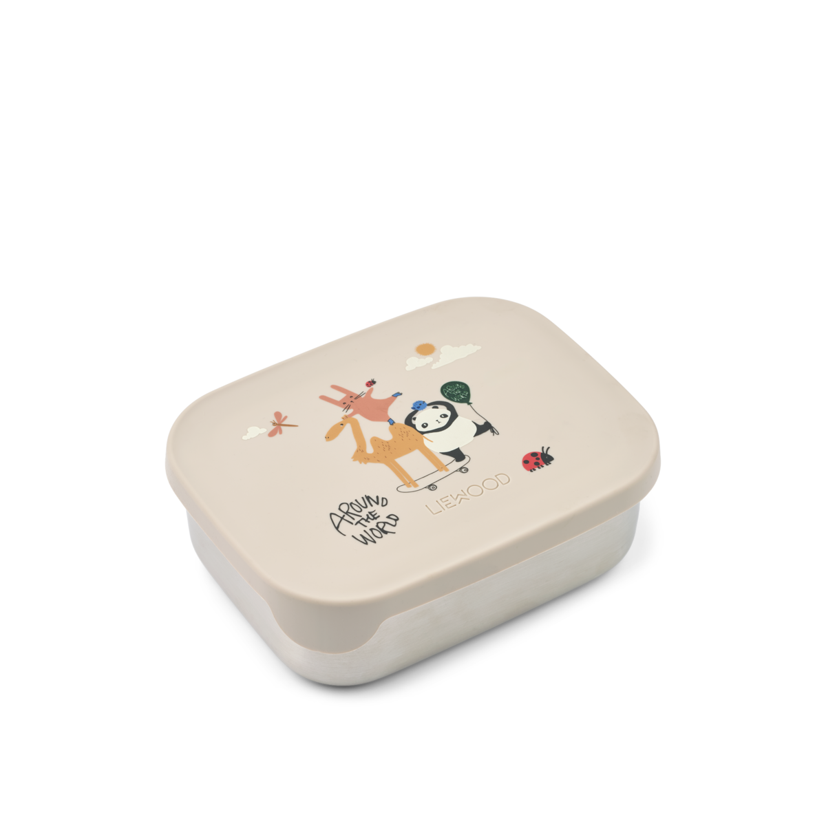 Liewood Kinder Lunchbox  "Arthur" | Around the world / Sandy