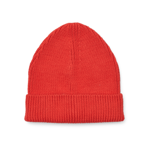 Liewood Strickmütze Ezra in Apple Red – warme Kindermütze aus Bio-Baumwolle für kalte Tage