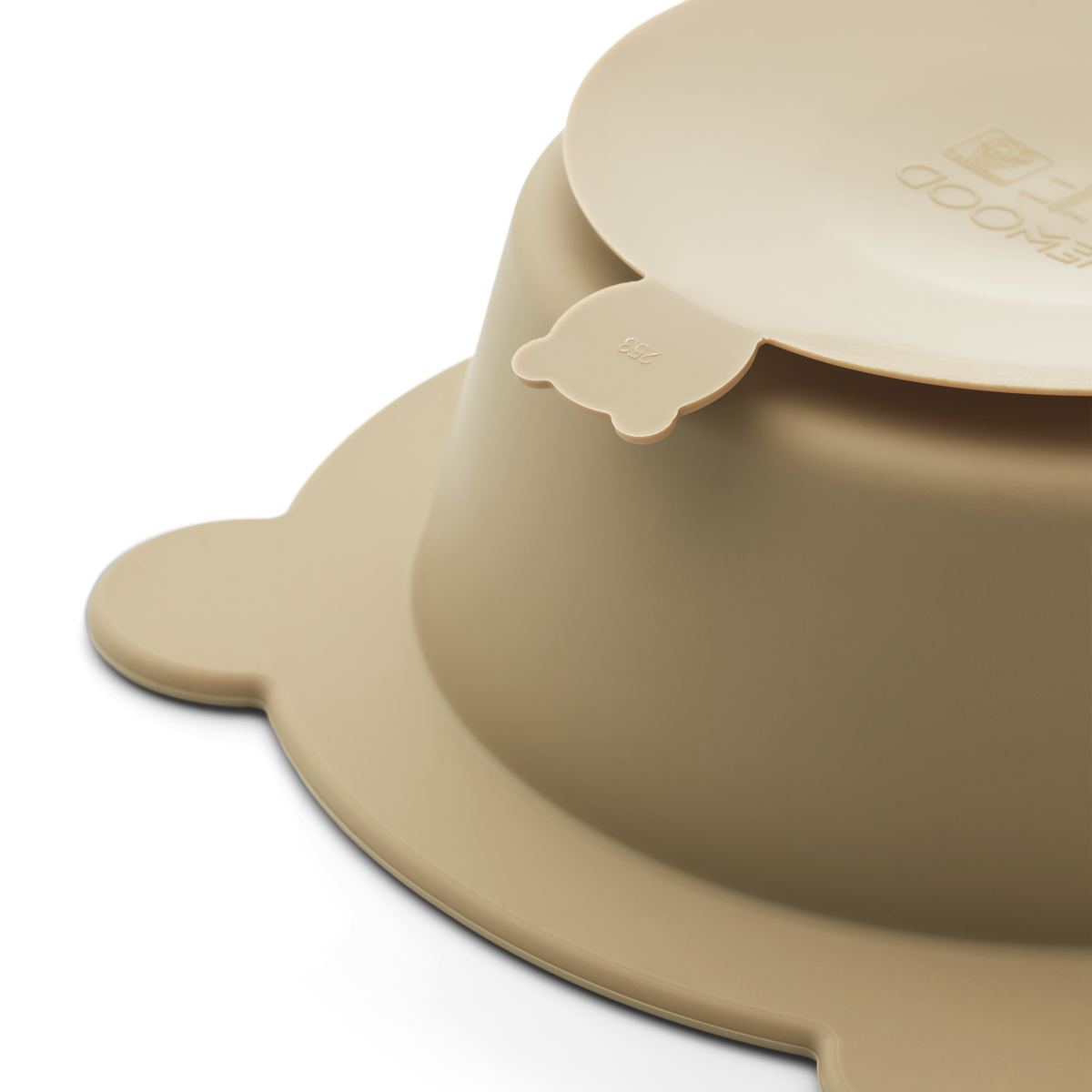 Liewood Silikon Teller mit Saugnapf 2er Set "Peony" | Sandy Oat