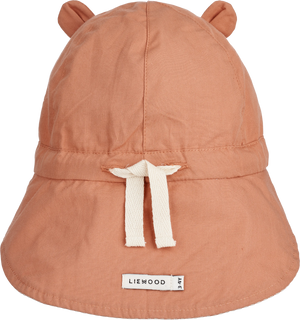 Liewood Sonnenhut Baby "Gorm" Stripe Tuscany Rose / Sandy