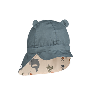 Liewood Sonnenhut Baby "Gorm" Sea Creature / Sandy