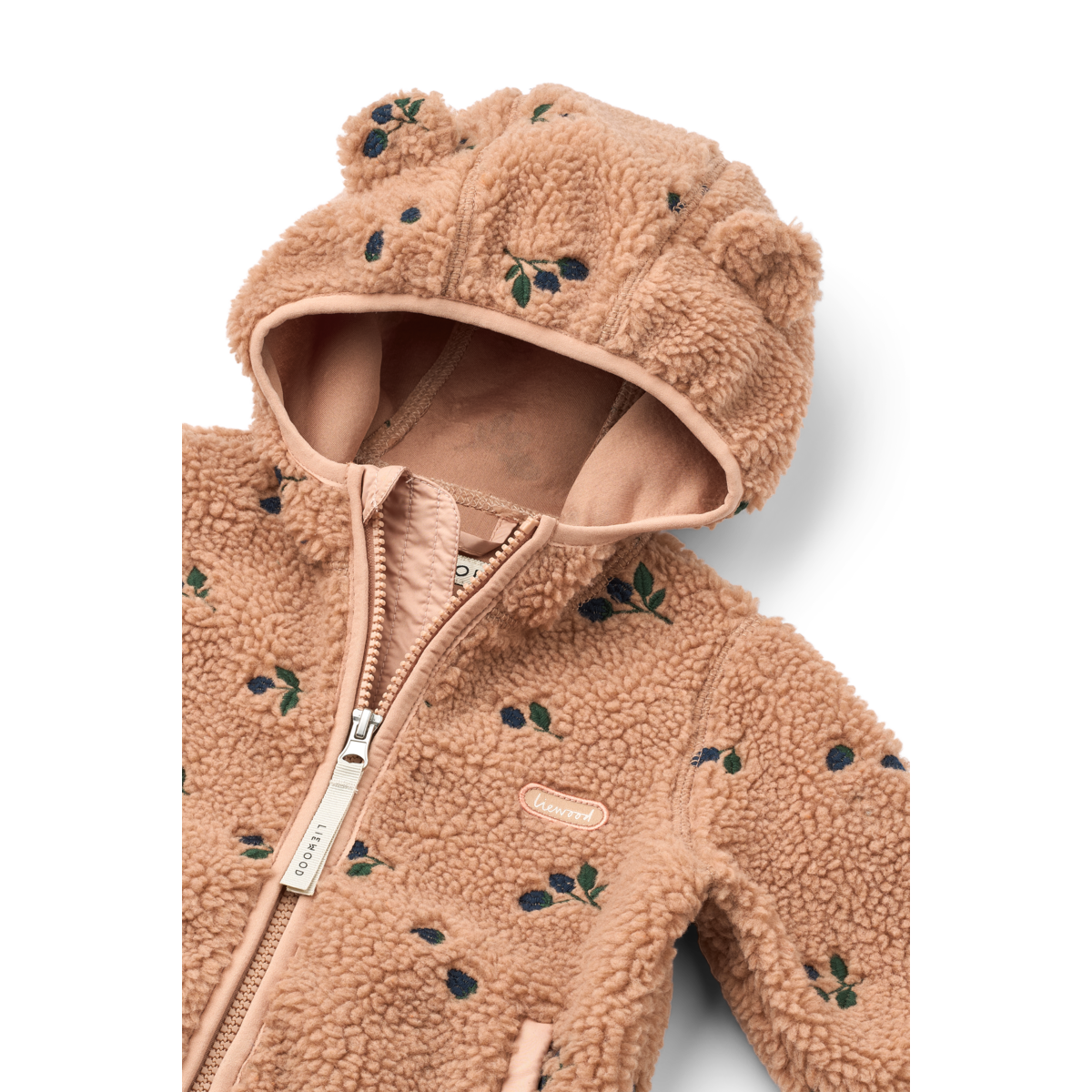 Liewood Jacke mit Ohren "Mara Pile" Berry | Pale Tuscany