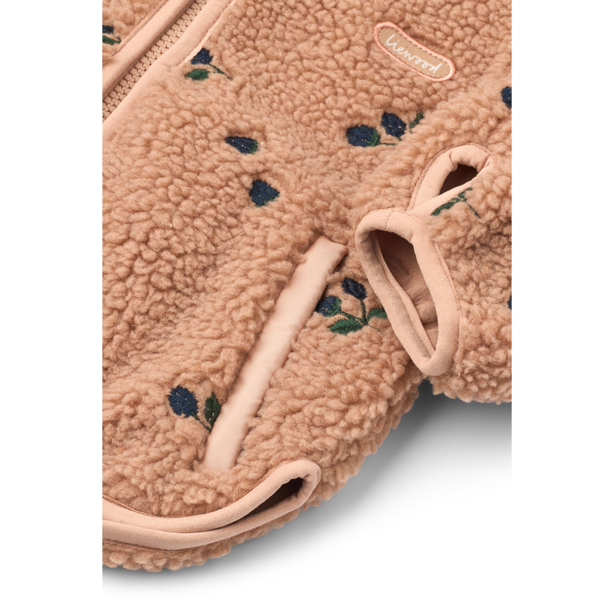 Liewood Jacke mit Ohren "Mara Pile" Berry | Pale Tuscany