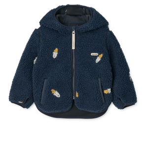Liewood Jacke mit Ohren "Mara Pile" Rocket | Classic Navy