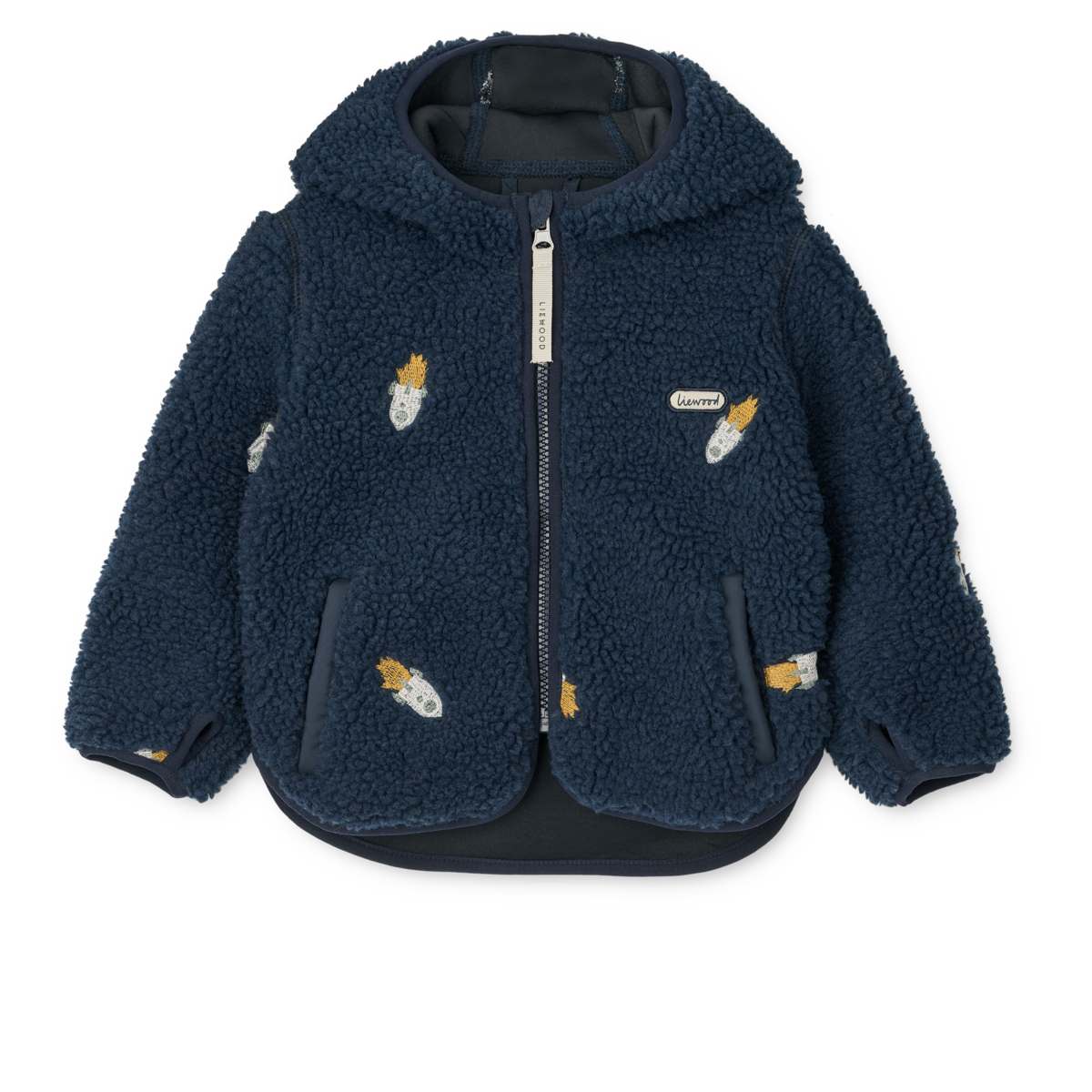 Liewood Jacke mit Ohren "Mara Pile" Rocket | Classic Navy
