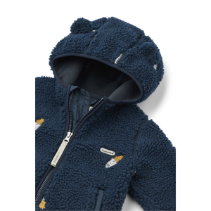 Liewood Jacke mit Ohren "Mara Pile" Rocket | Classic Navy