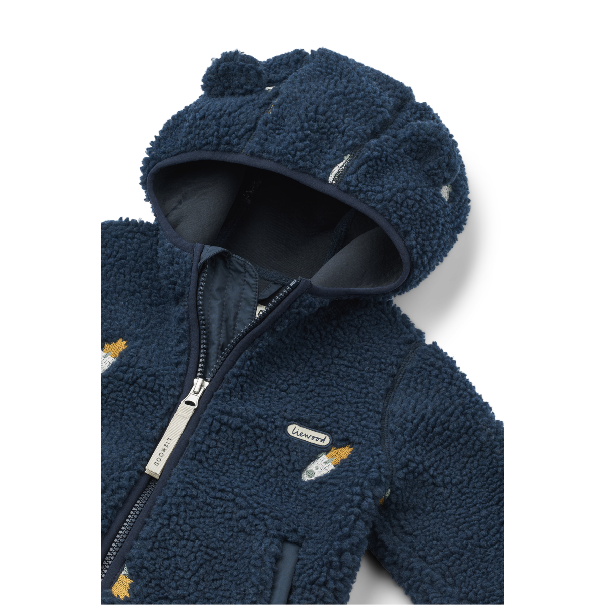 Liewood Jacke mit Ohren "Mara Pile" Rocket | Classic Navy