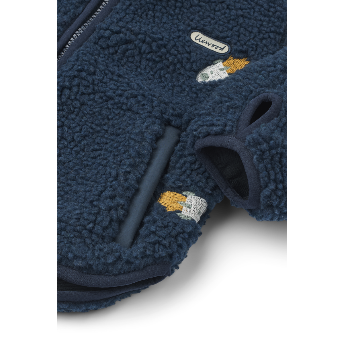 Liewood Jacke mit Ohren "Mara Pile" Rocket | Classic Navy