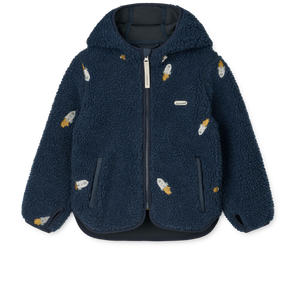 Liewood "Mara Pile" Jacket Rocket | Classic Navy