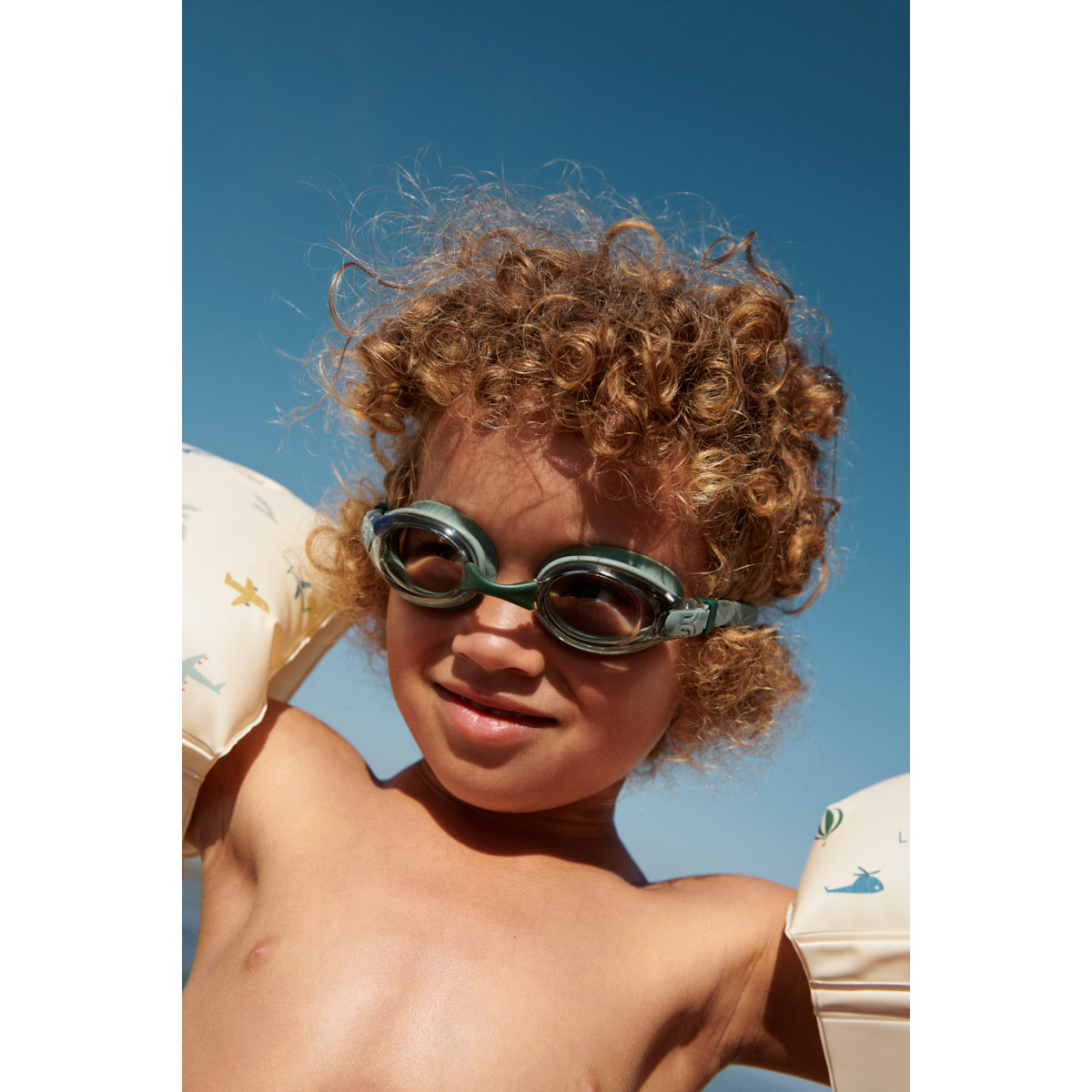 Liewood Schwimmbrille "Titas" Peppermint / Garden Green