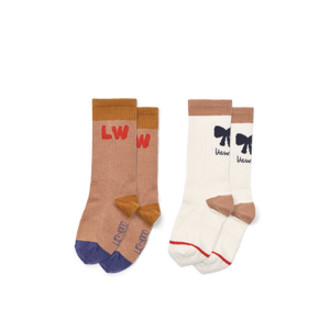 Liewood Chaussettes "Annette" Tuscany Rose / Crème de la Crème Mix