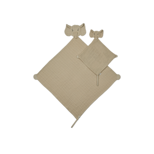 Liewood Kuscheltuch Set "Alya" Elephant Mist
