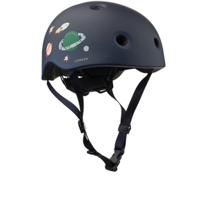 „Liewood Kinderhelm Hilary in Berry und Pale Tuscany – Frontansicht“