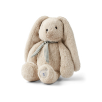 Liewood Kuscheltier "Binnie Small Dog" in beige Sandy – kleiner Stoffhund aus Bio-Baumwolle für Babys & Kinder