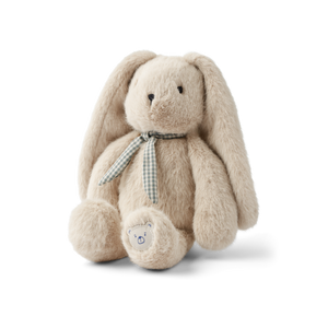 Liewood Kuscheltier "Binnie Small Dog" in beige Sandy – kleiner Stoffhund aus Bio-Baumwolle für Babys & Kinder