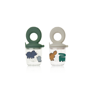 Liewood Fruit Pacifier "Miranda" 2-Pack Dinosaurs/Mist
