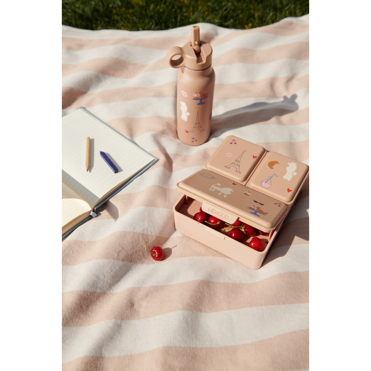 Liewood Trinkflasche "Falk" Paris | Pale Tuscany 350ml