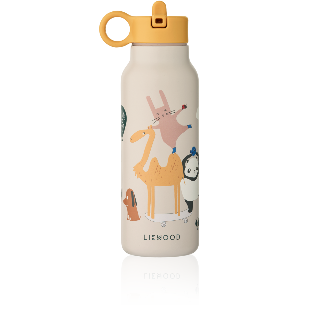 Liewood Trinkflasche "Falk" | Around the world / Sandy 350ml