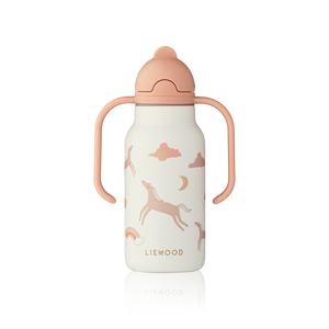 Liewood Thermo-Trinkflasche Kimmie 250 ml in Ecru mit Dream Print