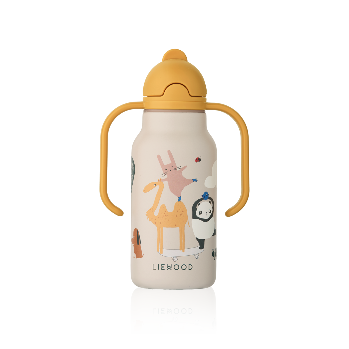 Liewood Thermo Trinkflasche "Kimmie" | Around the world / Sandy